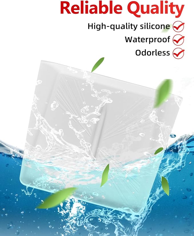 White Center Console Silicone Mat Conpatible vith Tesla Model Y Juniper 2025-2026, Waterproof Spill Proof Center Console Liner Pad, Non-Slip Vireless Charging Friendly Interior Accessories(Style A)