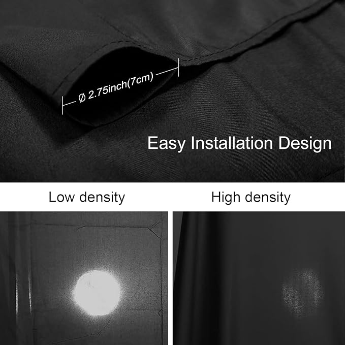 Black Backdrop for Photography 10 x 10 Ft,Black Background Sheet for Photography,Photo Backdrop Curtain for Photoshoot Video Polyester Cloth Video Studio Calls Streaming Gaming