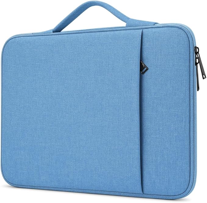 ProElife 13-Inch Laptop Sleeve Case for 2026-2024 MacBook Air 13.6 inch M5/M4 & MacBook Neo 13'' A18 Pro/iPad Pro M5 13-inch Accessory Traveling Water-resistant Bag Portable Carrying Case (Light Blue)