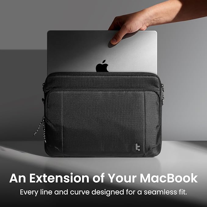tomtoc 360° Protective Laptop Case for 13-inch MacBook Air M5/A3449 (2026), M4/A3240, M3/A3113, M2/A2681, M1/A2337, Water-Resistant Case with CornerArmor, Fits 13-inch MacBook Neo & Surface Pro/Laptop