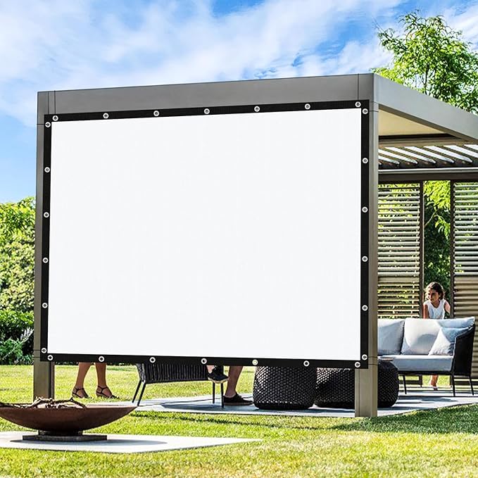Artpuch Outdoor Pergola Shade Cover 10' X 18' Sun Shade Cloth with Grommets, 90% UV Protection Canopy Patio Privacy Screen (Customized Available) GN107, White