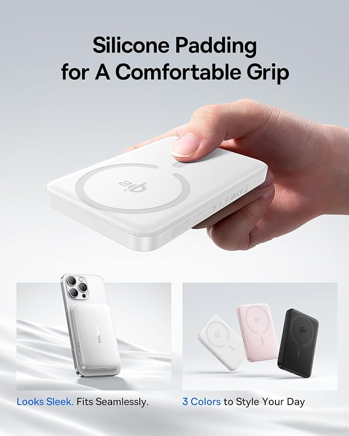 Baseus for MagSafe Portable Charger, Qi2 Certified 15W Wireless Magnetic Power Bank 10000mAh with USB-C Cable 22.5W PD Charging, Battery Pack Compatible with iPhone 17/16/15/14/13 Pro/Pro Max Series