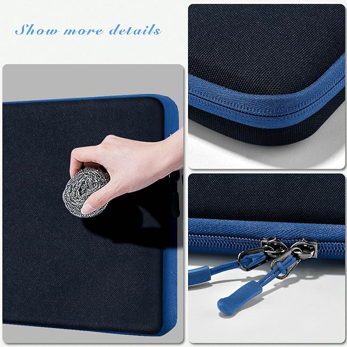 Hseok Laptop Case 13.3-14 Inch Sleeve, Water-Resistant Computer Bag Compatible with MacBook Neo/Pro 14" M5/M4/M3/M2/M1 and All 13.3" Mac Air/Pro, XPS 14 and Most Popular 13.3"-14" Notebook，B02K03