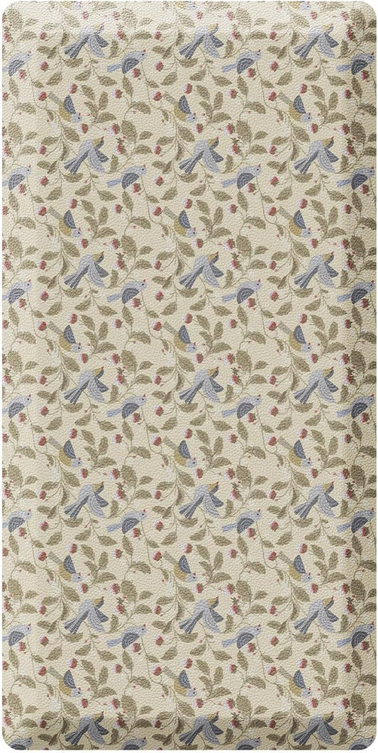 Ophanie Kitchen Mats for Floor, 3/4 Inch Thick Kitchen Rugs, 20x48 Anti Fatigue Standing Cushioned Mat, Waterproof,Comfort Ergonomic Mat for Office, Home, Sink, Bird Non-Slip Bottom