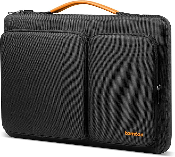 tomtoc 360 Protective Laptop Sleeve for 2026 14-inch MacBook Pro M5/M4/M3/M2 Pro/Max A3426 A3434 A3401 2026-2021, 13.5-14.4 Inch Surface Laptop 7/6/5/Studio 2/1, Water-Resistant Carrying Case