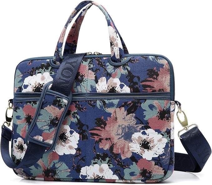 kayond Watercolor Orchid Patten water resistant Laptop Shoulder Messenger Bag Case Sleeve for 12 Inch 13 Inch Laptop,Laptop Briefcase