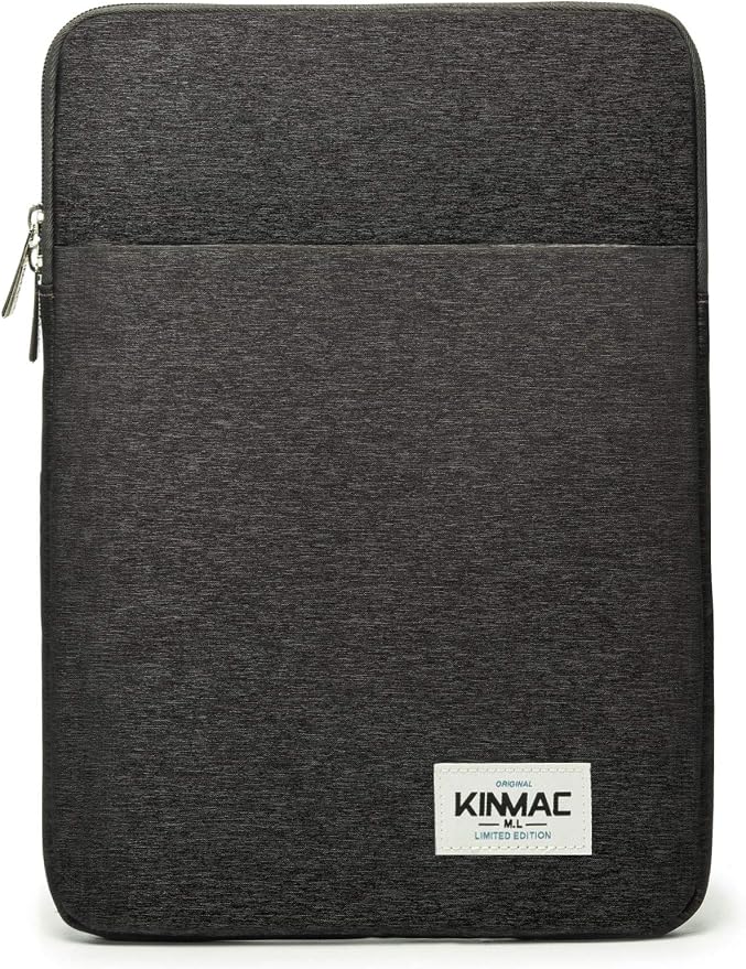 Kinmac 360° Protective Vertical Laptop Sleeve Case Cover Bag with Pocket for MacBook Pro 16 inch,16 inch HP,Lenovo,Dell,ASUS,Acer Ultrabook and Business Laptop Computer (Black)