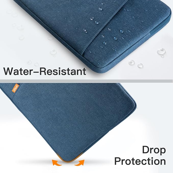 JETech Laptop Sleeve for 13-14Inch MacBook Neo (A18 Pro), MacBook Air/Pro (M1-M5) 2020-2026, 13-13.6 Inch Notebook, Waterproof Shock Resistant Bag Case with Accessory Pocket (Navy)