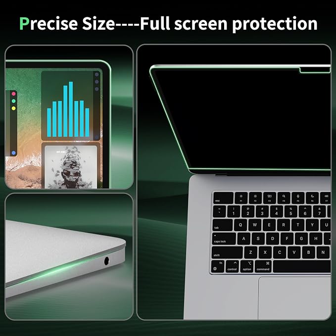 Privacy Screen for MacBook Pro 14 Inch M1/M2/M3/M4/M5(2021-2025)--A3434 A2918 A2992 A2442 A2779,Anti Blue Light Glare Filter Removable Computer Protector, Monitor Shield Laptop Film With Camera Cover