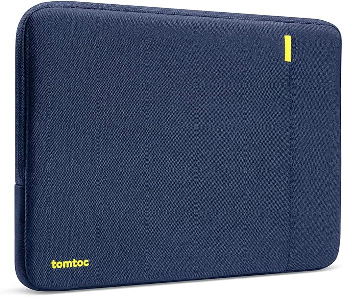 tomtoc 360° Protective Laptop Sleeve for 15-inch New MacBook Air M5/A3448 (2026), M4/A3241, M3/A3114, M2/A2941, Water-Resistant Laptop Case Fits 15-inch MacBook Pro A1990 A1707 & Surface Laptop AI PC
