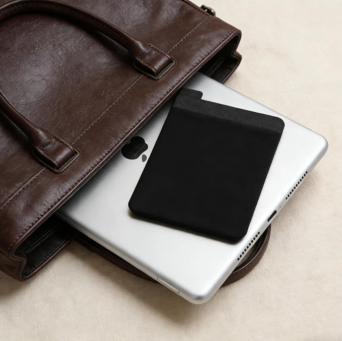 1Pcs Elastic Laptop Portable Organizer for Tablets Laptops Storage Bag for Mouse and External Hard Data Cables Black
