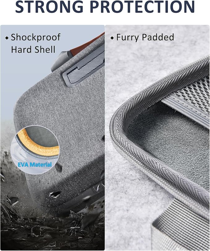 Hard Laptop Case 15.6 Inch for HP Dell Lenovo ASUS Acer - 2 in 1 Laptop Sleeve & Lap Desk with Stopper and Book Clip, Shockproof Waterproof 16.2 MackBook Pro Case - Gray