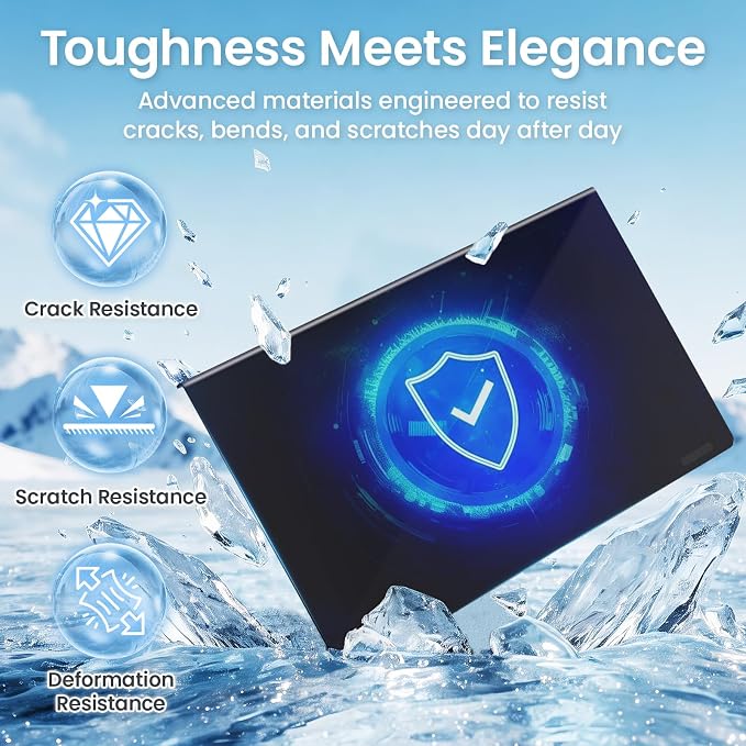 Magnetic 32 Inch Privacy Screen Filter for Computer monitor 16:9 Aspect Ratio,Removable Anti Blue Light shield with Eye Protection,Hanging Anti-Spy Protector PC