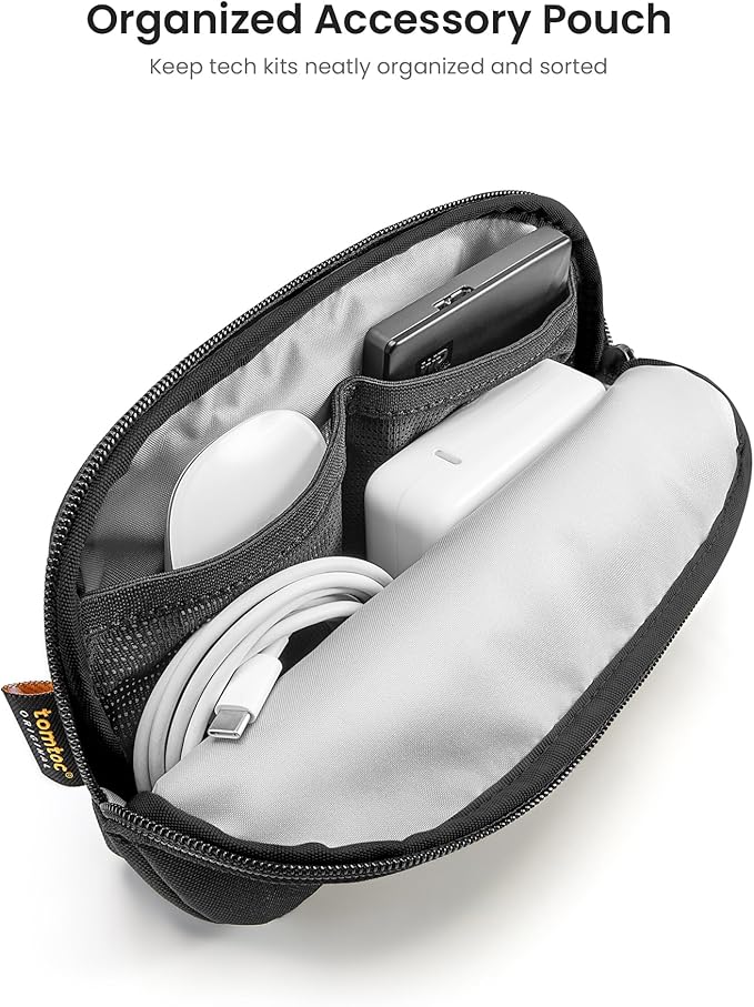 tomtoc 360 Protective Laptop Sleeve Set for 16-inch MacBook Pro M5 Pro/Max (2026) A3428 A3429, M4/M3/M2/M1 A3403 A3186 A2991 A2780, Water-Resistant Laptop Case with Accessory Pouch Fits Dell XPS 16