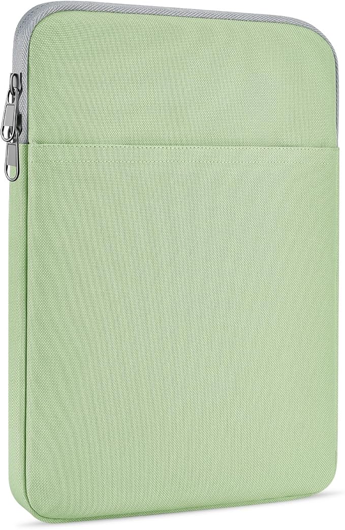 9-11 inch iPad Carrying Sleeve, Shockproof Travel Tablet Case for iPad Pro 11 M5 M4 2025, iPad Air 11 M4 M3/ 10.5 M2/ Pro 11 M2/ 10th 10.9, Galaxy Tab A9+ 11" Bag -Mint Green
