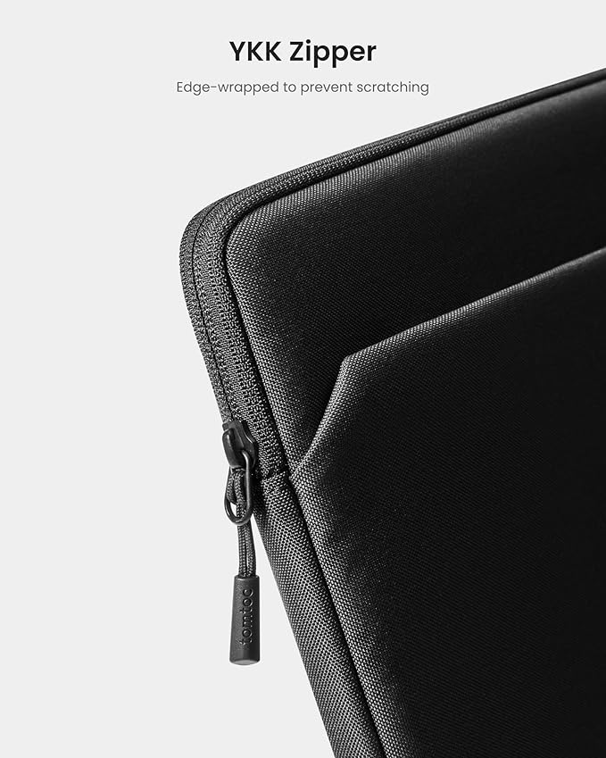 tomtoc Light-A18 Slim 15.6 Inch Portable Monitor Case with Acessories Storage, Light Protective Carrying Sleeve for Most 15.6 in Portable Monitors with Eco-Friendly Fabric
