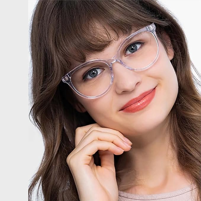 Blue Light Glasses for Woman Men | 99% Blue Light Blocking Glasses | Computer Glassess | Gaming | TV Phone Screen Reader Square Frame | Anti Eyestrain & UV Glare,1 Pack