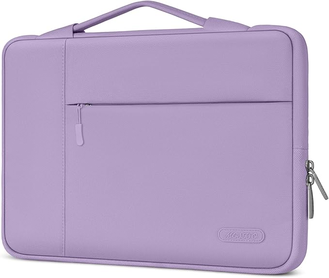MOSISO Laptop Case 13 inch, Laptop Sleeve with Handle Compatible with MacBook Neo/Air/Pro 13 inch with A18/M5/M4/M3/M2/M1 Chip 2026-2016, Polyester Multifunctional Computer Bag, Purple