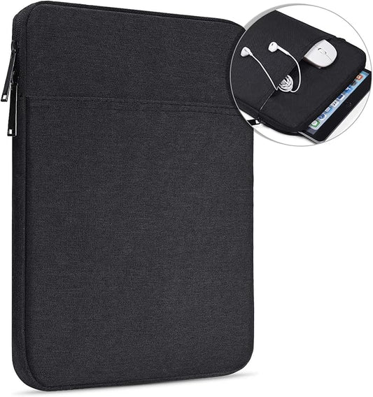 13 inch Laptop Sleeve Case for 2025 2024 Microsoft Surface Laptop7 Copilot+ PC 13.8" & 13.5" Surface Laptop 6/5/4, Water-Resistant Shockproof Tablet Bag Cover w/Accessory Pocket -Black