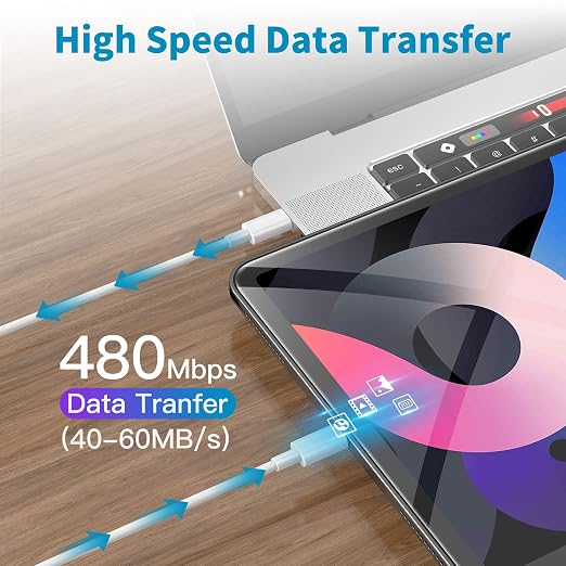 USB C to USB C Cable 3ft for iPhone 17/16/15 Charger Fast Charging Type C to Type C Power Cord for Apple 17/17 Pro/17 Pro Max/Air/16/16e/15， MacBook Air 13 inch/MacBook Pro/iPad/iPad Air/Mini