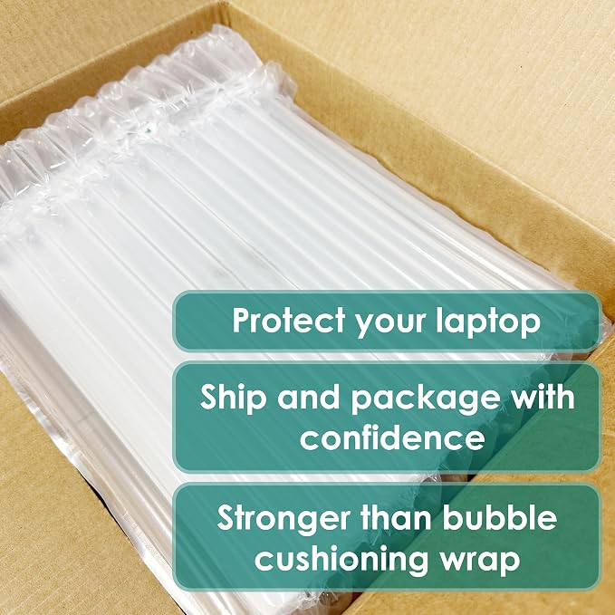 Innovative Haus 10 Pack Inflatable Laptop Protective Bags with Pump. Ideal for 11-12 Inch Notebooks, Lightweight. Alternative to Laptop Shipping Box