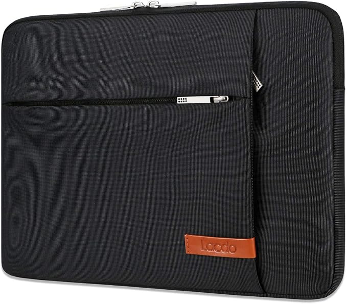 Lacdo Tablet Sleeve Case for 13 inch New iPad Air M4 M3 M2 2026-2024, 13 inch New iPad Pro M5 M4 2025-2024, 12.9 inch iPad Pro 6 5 4 3, iPad Pro Air 13 inch Sleeve, Protective Tablet Case Bag, Black