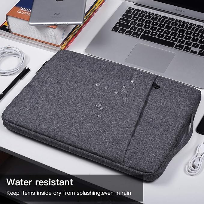 17 17.3 Inch Waterproof Laptop Case with Handle for HP Envy 17 17t/Pavilion 17, Acer Predator 17/Aspire 17.3, Dell Inspiron 17, Lenovo, LG, MSI GS75 GL75, 17.3 inch Laptop Carrying Bag