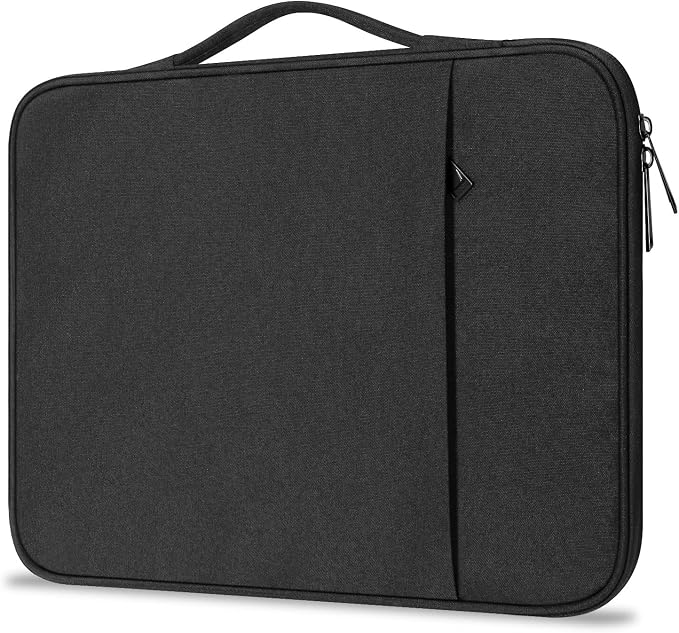 ProElife 13-Inch Laptop Sleeve Case for 2026-2024 MacBook Air 13.6 inch M5/M4 Chip & MacBook Neo 13'' A18 Pro/iPad Pro M5 13-inch Accessory Traveling Water-resistant Bag Portable Carrying Case (Black)