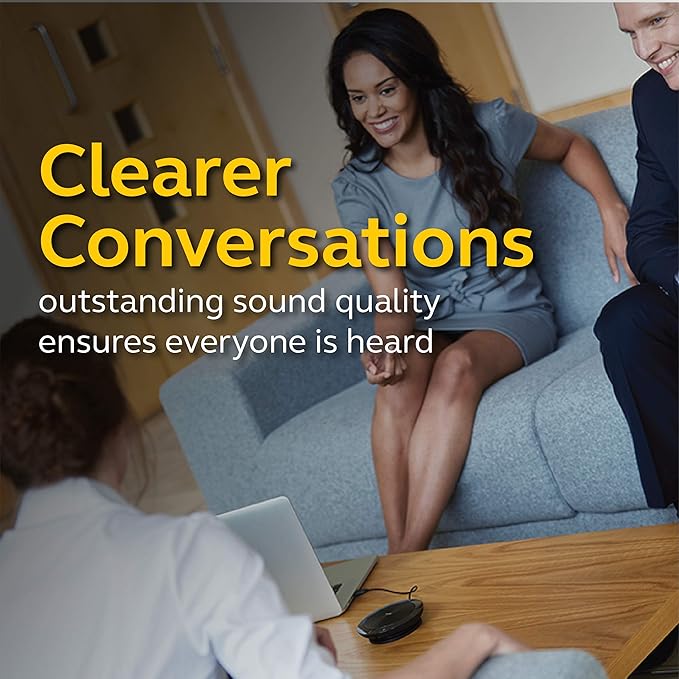 Jabra Speak 510 Wireless Bluetooth Speaker for Softphone and Mobile Phone (U.S. Retail Packaging) (Renewed)
