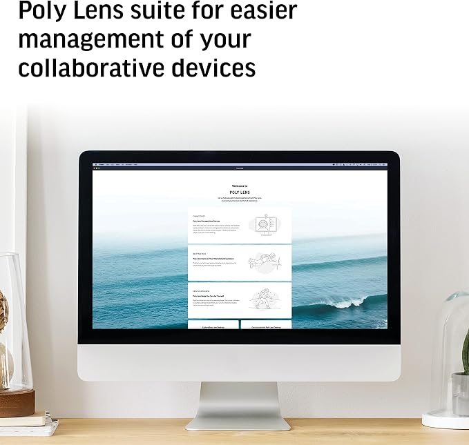 Poly Studio X70 Video Bar + TC8 Touch Controller (Plantronics + Polycom) - 4K Audio & Video Conferencing for Large Conference Rooms - Camera, Speakers, Mics - Works with Teams, Zoom & More (Renewed)