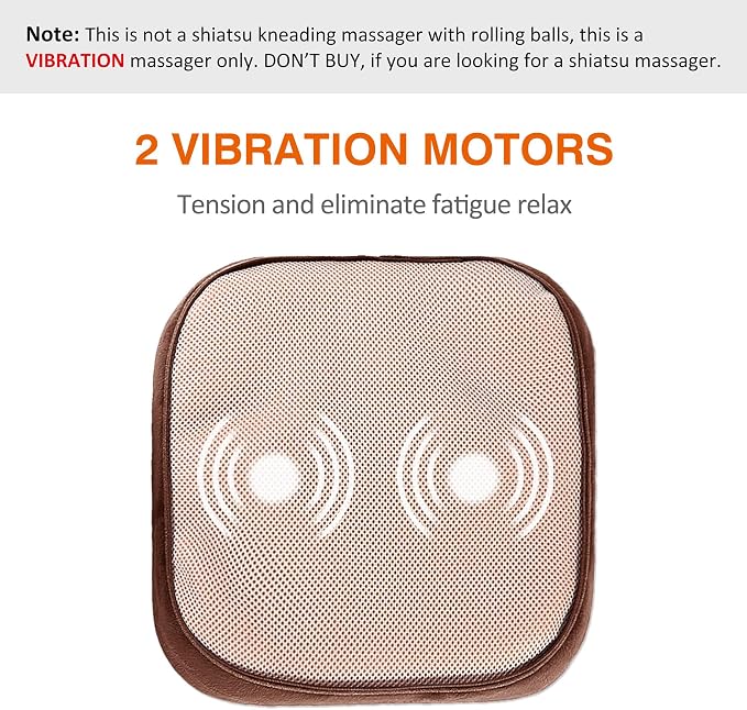 Snailax 3-in-1 Foot Warmer & Back Massager and Foot Massager with Heat, Foot Heater with Vibration Massage and 2 Settings Heat, Feet Warmers Massager for Foot,Leg,Back