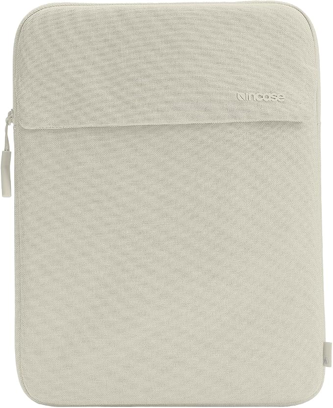 Incase Crosstown Sleeve with Woolenex - 13 Inch and 14 Inch Laptop and MacBook Sleeve – Vertical Orientation, Cushioned Protection, Durable Construction, External Slip Pocket - Limestone