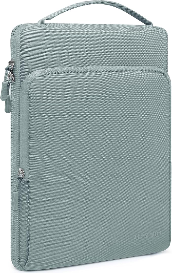 HYZUO 14-15 Inch Laptop Bag Sleeve for MacBook Air 15 M5 A3448 M4 M3 M2 2026-2023, MacBook Pro 15, XPS 14/15 Plus, 15" Surface Laptop, Notebook Case for 14" Dell HP Lenovo Asus Acer, Ash Blue