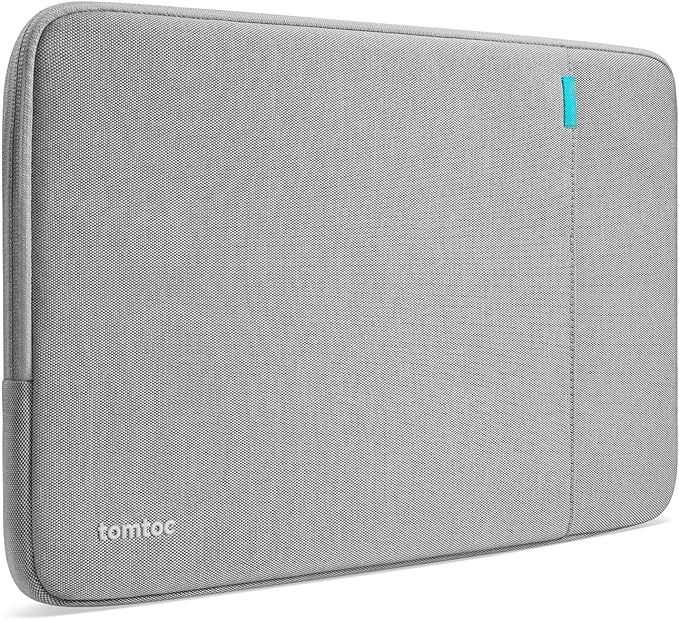 tomtoc 360° Protective Laptop Sleeve for 13-inch New MacBook Air M5/A3449 (2026) M4/A3240, M3/A3113, M2/A2681, M1/A2337, Water-Resistant Computer Case Bag Fits 13" MacBook Neo A18 & MacBook Pro M2/M1