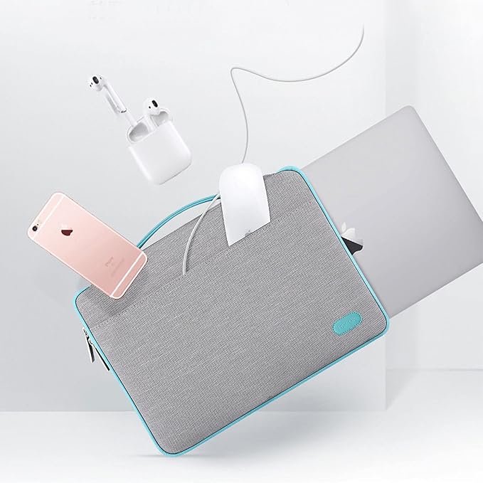 Hseok Laptop Sleeve 13-14 Inch Case Briefcase Compatible with MacBook Neo Pro 14 M5/M4/M3/M2/M1, All Models 13.3 Mac Air/Pro, XPS 13 14, Most Popular 13"-14" Notebooks,L01G04