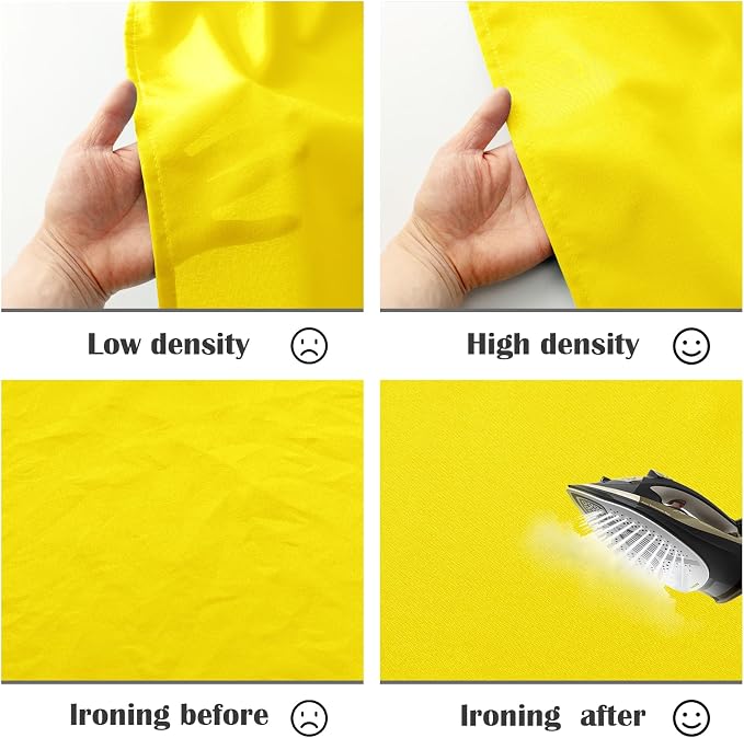 Sugargirl 10X10FT Yellow Backdrop Background for Photography, Photo Backdrop Yellow Screen Photo Booth Backdrop for Photoshoot Party Video(1 Panel)
