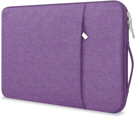 13 Inch Laptop Sleeve Case for MacBook Neo 13'' with A18 Pro Chip Released in 2026 (Model:A3404) Protective with Adjustable Handle Carrying Canvas Bag Accessories for Students Home Office (Purple)