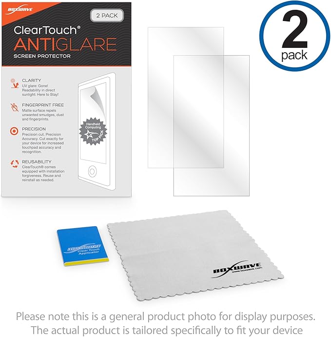BoxWave Screen Protector Compatible with Dell 24 Video Conferencing Monitor (C2423H) - ClearTouch Anti-Glare (2-Pack), Anti-Fingerprint Matte Film Skin