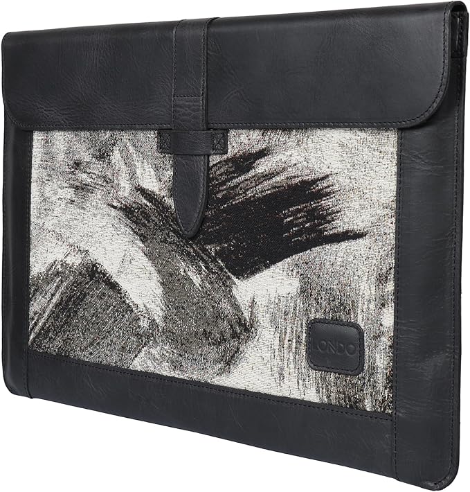 Londo Leather Sleeve Compatible with MacBook Pro 14 & Air 13-13.3 Inch (M5, M4, M3, M2, M1, Pro, Max) & iPad Pro 12.9, Premium Top Grain Leather Laptop Bag, 2020 to 2026 Models