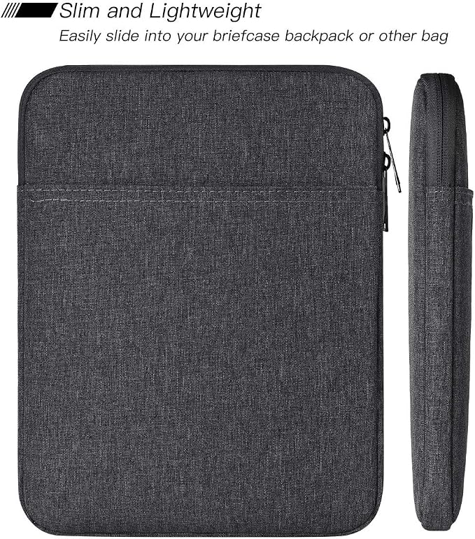 Tablet Sleeve for 11 Inch iPad A16 /iPad Air M3 M2/ Pro M5, 10.9 inch iPad 10th/ Air 5, Galaxy Tab A8 10.5" Protective Bag, Space Grey