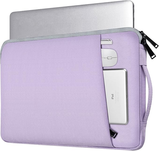 Laptop Sleeve 14 Inch Laptop Case Computer Bag for 15 inch New MacBook Air M4 A3241 M3 A3114 M2 A2941 2025-2023, Purple