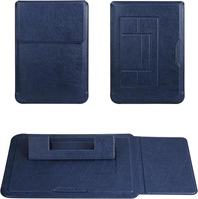 HoYiXi 13.3 Inch Laptop Sleeve Case with Stand - Compatible with MacBook Neo 2026/MacBook Air/Pro 13 (M4/M3/M2/M1 2020-2025), Surface Pro 8 2021, iPad Pro 12.9 & 13-13.3" Dell Acer Laptops,Blue