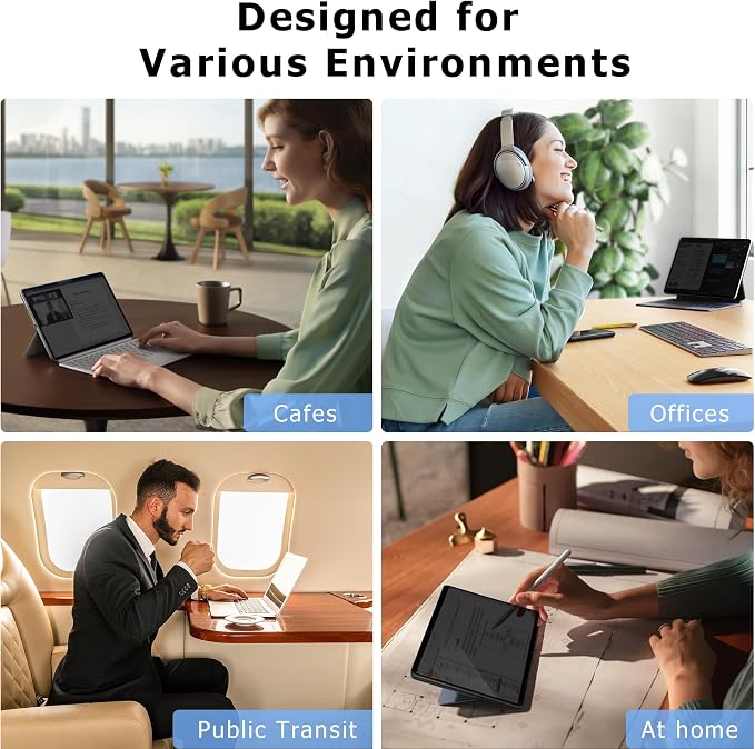 Adeway Privacy Screen Protector for Surface Laptop Studio 2/1 14.4 Inch, Magnetic Nano, Anti-Spy, Removable, Blue Light & UV Blocking, Anti-Glare