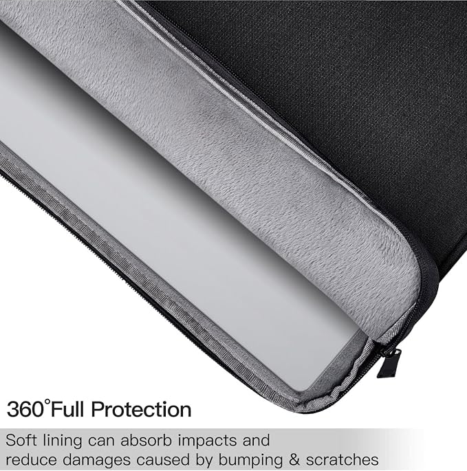 Laptop Case 16 Inch, 15.6-16 Inch Laptop Sleeve for Lenovo IdeaPad 3i Chromebook/Lenovo Yoga 7i/Thinkbook 16/Legion Pro 7i, Dell 16 Plus/Inspiron, ASUS HP Computer Sleeve Bag, Black