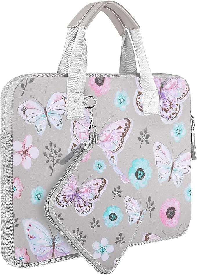 Hseok Laptop Sleeve 13.3-14 inch Case with Small Pouch, Neoprene Computer Bag Compatible with MacBook Neo/Pro 14 M5/M4/M3/M2/M1, Mac Air/Pro 13.3, XPS 14 and Most 13-14 inch Notebooks,B02F01