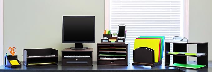 Victor Monitor Riser, B1175 (Mocha Brown)
