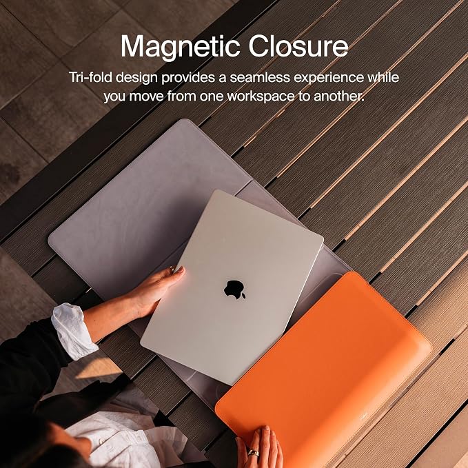 Orbitkey Hybrid Laptop Sleeve | Portable Desk Mat and Laptop Sleeve (Terracotta, 14")