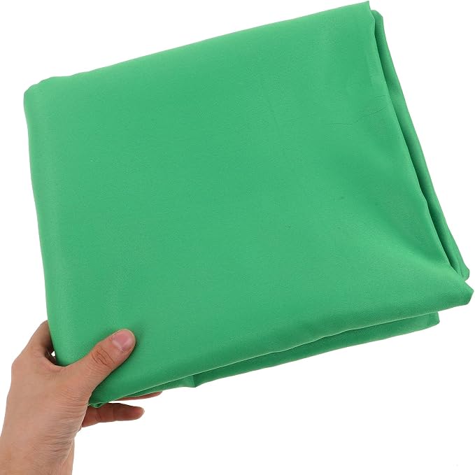 Chroma Key Backdrop Fabric 3x2ft Wrinkle-Resistant Photo Background Sheet for Video Streaming and Live Broadcast Photography