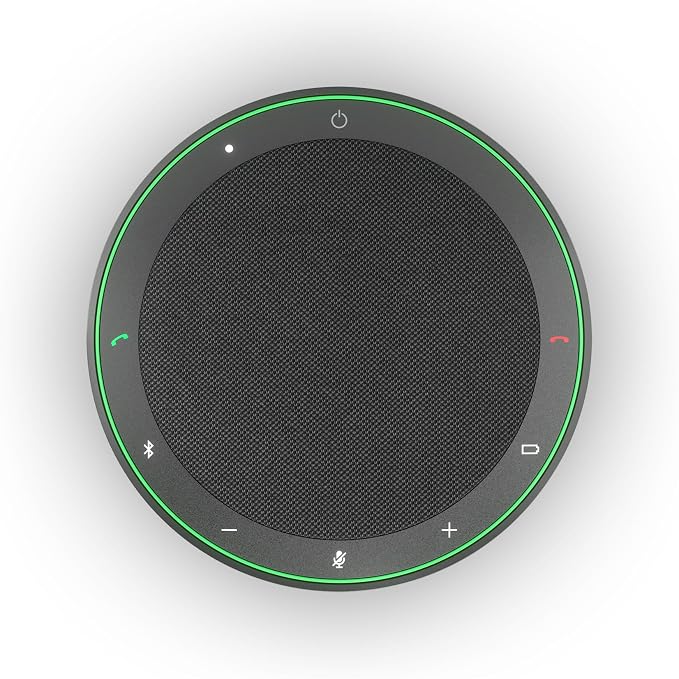 Jabra Speak2 75 SE (Second Edition) Wireless Bluetooth Speakerphone - 4 Noise-Cancelling Mics, 65mm Speakers - New Linking Feature - USB-A Dongle - Works with Zoom and Google Meet - Dark Grey