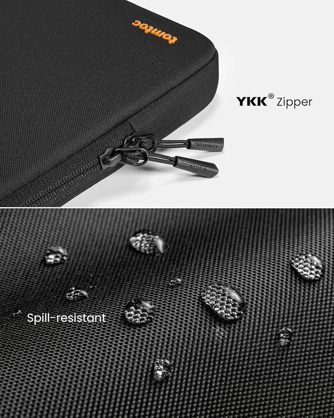 tomtoc 360 Protective Laptop Sleeve Set for 16-inch MacBook Pro M5 Pro/Max (2026) A3428 A3429, M4/M3/M2/M1 A3403 A3186 A2991 A2780, Water-Resistant Laptop Case with Accessory Pouch Fits Dell XPS 16